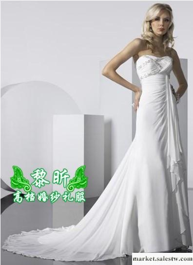 供應黎昕高檔婚紗禮服HS0184供應高檔拖尾晚禮服，敬酒禮服工廠,批發,進口,代購