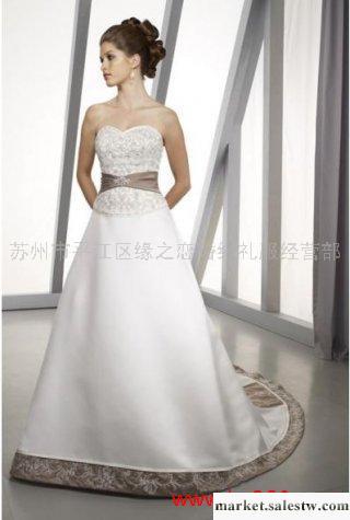 供應婚紗 時尚禮服 批發婚紗 1件起批 來圖 來樣加工生產工廠,批發,進口,代購