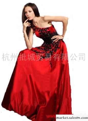 供應XL11010964絕美 單肩 禮服 紅色工廠,批發,進口,代購