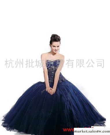 供應XL11010952露肩 性感 禮服 藍色工廠,批發,進口,代購