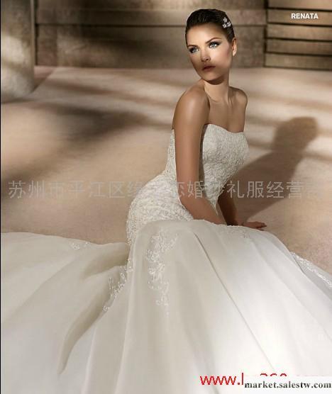 供應YZL0005804高檔外貿婚紗禮服，來圖定做工廠,批發,進口,代購