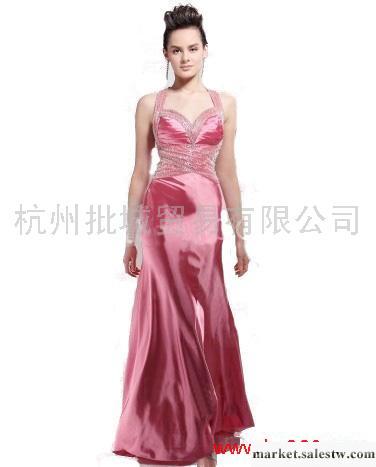 供應XL11010957 深V 露背 禮服 粉色工廠,批發,進口,代購