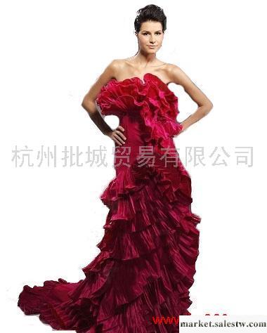 供應XL11010980 露肩 荷葉邊修飾 禮服工廠,批發,進口,代購