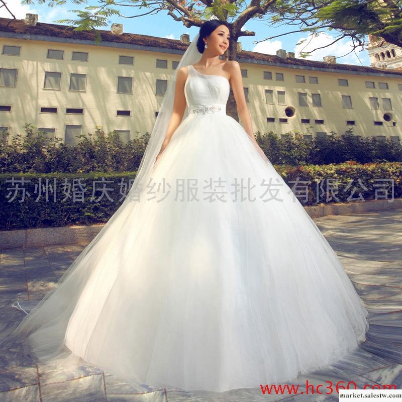 名門新娘婚紗禮服 韓版公主婚紗 蓬蓬婚紗 2012最新款婚紗 854工廠,批發,進口,代購