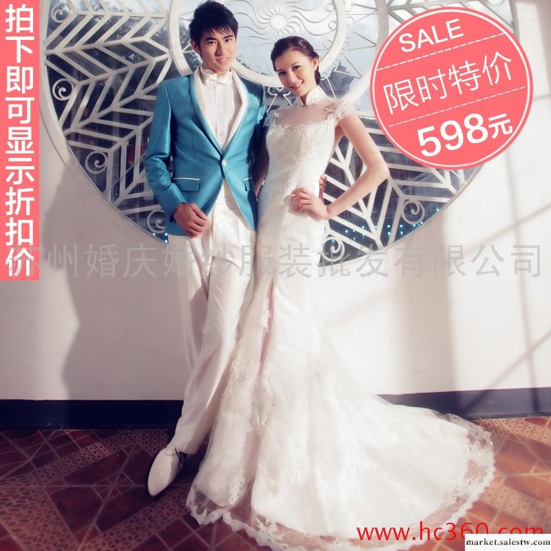 名門新娘婚紗禮服 2012新款修身婚紗 長款小拖尾婚紗 敬酒禮服817工廠,批發,進口,代購