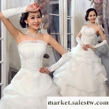 供應2012新款婚紗禮服 韓版公主抹胸婚紗 經典齊地婚紗冬款工廠,批發,進口,代購