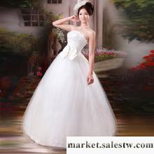供應名可姿婚紗禮服 2012新款 韓式新娘婚紗韓版公主 抹胸齊地婚紗工廠,批發,進口,代購