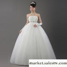 供應新娘嫁到 韓版韓式 高腰孕婦 婚紗禮服 綁帶  2012新款工廠,批發,進口,代購