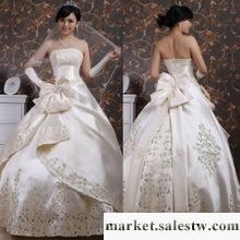 供應情定今生婚紗禮服 新款2012 婚紗 韓版 抹胸公主甜美綁帶工廠,批發,進口,代購