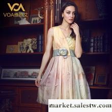 VOA維歐艾 高端定制面料 100%桑蠶絲連衣裙 高檔真絲連衣裙禮服批發・進口・工廠・代買・代購
