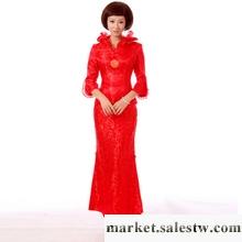 供應新娘旗袍 冬裝2011新款 新娘裝 旗袍禮服 結婚 旗袍 中式 復古321工廠,批發,進口,代購