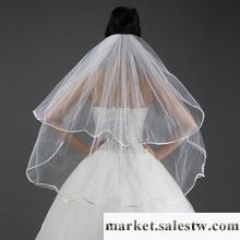 供應印象蘇城婚紗禮服 新娘頭紗 1.5m雙層包邊頭紗 低調奢華ts1工廠,批發,進口,代購