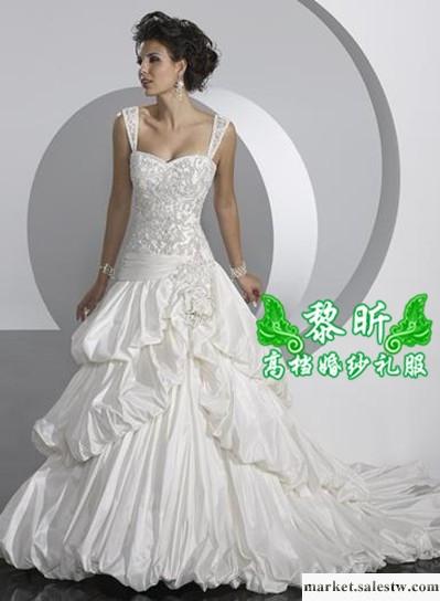 供應黎昕高檔婚紗禮服HS0179供應高檔綢緞類婚紗 拖尾婚紗工廠,批發,進口,代購