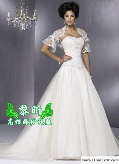供應黎昕高檔婚紗禮服HS0149供應高檔蕾絲婚紗 抹胸婚紗工廠,批發,進口,代購