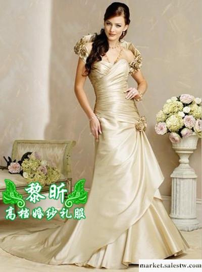 供應黎昕婚紗禮服，HS0069婚紗、禮服,修身拖尾婚紗，2012最新款工廠,批發,進口,代購