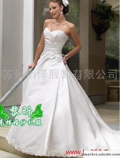 供應黎昕婚紗禮服，HS0016婚紗,雪紡拖尾婚紗禮服，2012最新款工廠,批發,進口,代購