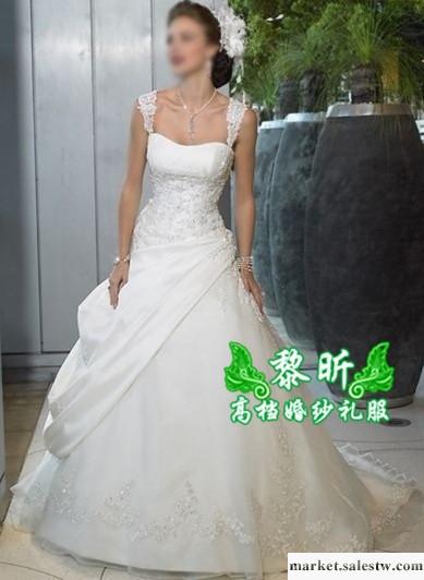 供應黎昕高檔婚紗禮服HS0131供應高檔婚紗禮服 蕾絲吊帶婚紗工廠,批發,進口,代購