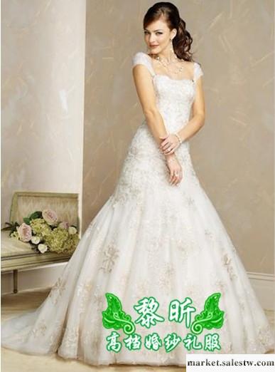 供應黎昕高檔婚紗禮服，HS0086婚紗,拖尾新款婚紗。工廠,批發,進口,代購