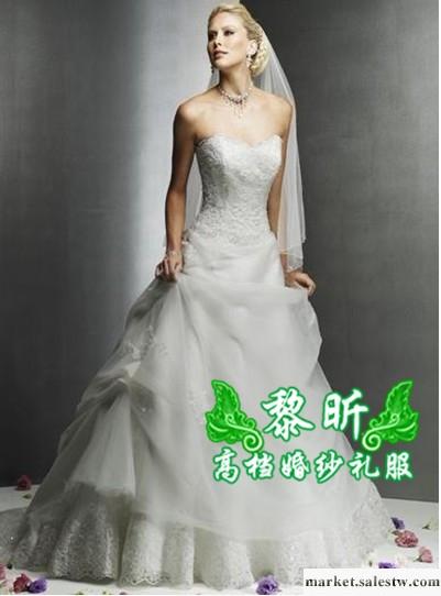 供應黎昕高檔婚紗禮服HS0108供高檔婚紗禮服 精品蕾絲拖尾婚紗工廠,批發,進口,代購