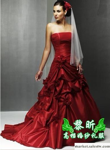供應黎昕高檔婚紗禮服HS0106高檔婚紗禮服 精品抓皺拖尾婚紗工廠,批發,進口,代購