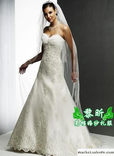 供應黎昕高檔婚紗禮服HS0118供應高檔婚紗禮服 蕾絲齊地婚紗工廠,批發,進口,代購