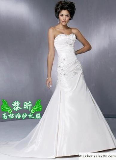 供應黎昕高檔婚紗禮服HS0143供應高檔晚禮服 伴娘服 演出服工廠,批發,進口,代購