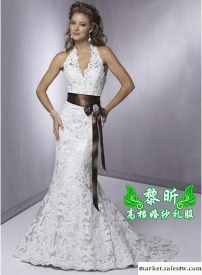 供應黎昕高檔婚紗禮服HS0155供應高檔蕾絲婚紗 吊帶魚尾婚紗工廠,批發,進口,代購