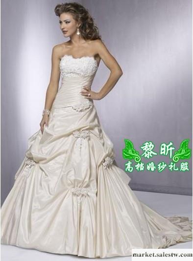 供應黎昕高檔婚紗禮服HS0152供應高檔蕾絲婚紗 抹胸拖尾婚紗工廠,批發,進口,代購