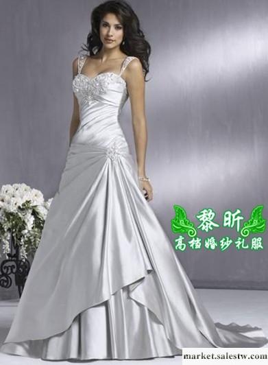 供應黎昕高檔婚紗禮服HS0161供應高檔綢緞類婚紗 拖尾婚紗工廠,批發,進口,代購