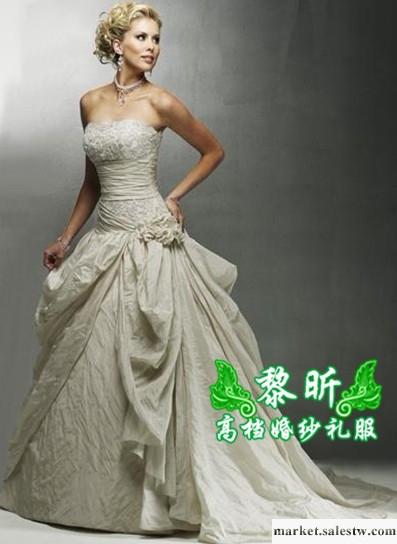 供應黎昕高檔蕾絲婚紗禮服HS0102供應高檔蕾絲拖尾婚紗工廠,批發,進口,代購