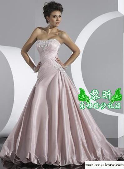 供應黎昕高檔婚紗禮服HS0181供應高檔綢緞類抹胸婚紗 齊地婚紗工廠,批發,進口,代購