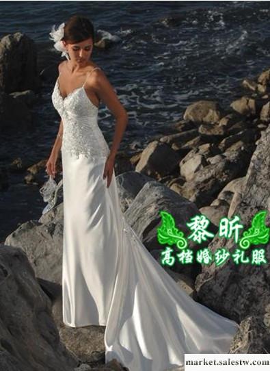 供應黎昕高檔婚紗禮服HS0166供應高檔雪紡禮服 拖尾晚禮服工廠,批發,進口,代購