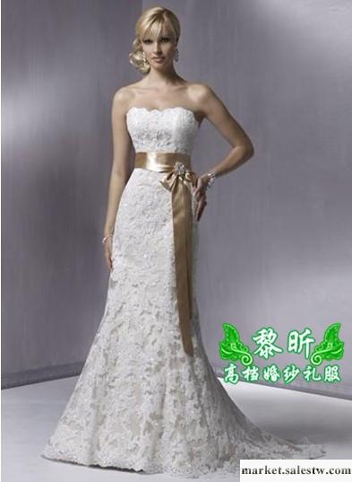 供應黎昕高檔婚紗禮服HS0156供應高檔蕾絲婚紗 吊帶魚尾婚紗工廠,批發,進口,代購