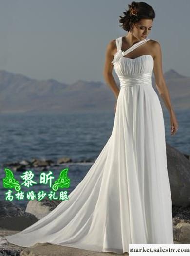 供應黎昕高檔婚紗禮服HS0169供應高檔雪紡禮服 拖尾晚禮服工廠,批發,進口,代購