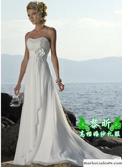 供應黎昕高檔婚紗禮服HS0167供應高檔雪紡禮服 拖尾晚禮服工廠,批發,進口,代購
