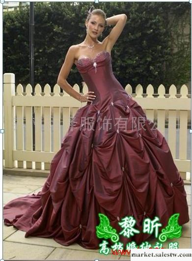 供應黎昕婚紗禮服，HS0006婚紗，拖尾婚紗，2012新款工廠,批發,進口,代購