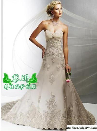供應黎昕高檔婚紗禮服HS0119供應高檔婚紗禮服 蕾絲拖尾婚紗工廠,批發,進口,代購