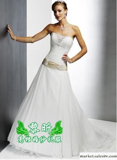 供應黎昕高檔婚紗禮服HS0115供應高檔婚紗禮服 抹胸拖尾婚紗工廠,批發,進口,代購
