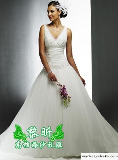 供應黎昕高檔婚紗禮服HS0101供應高檔蕾絲吊帶婚紗，拖尾婚紗。工廠,批發,進口,代購