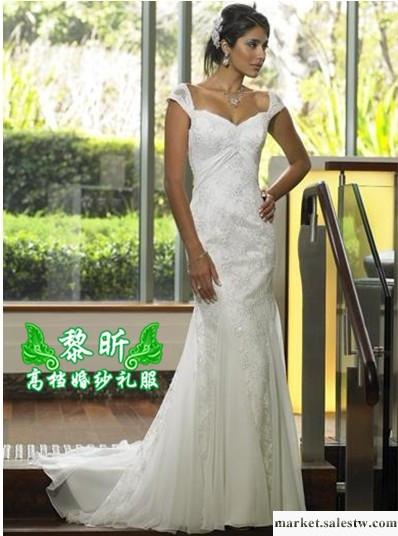 供應黎昕婚紗禮服HS0011婚紗、禮服，修身拖尾婚紗，新款工廠,批發,進口,代購