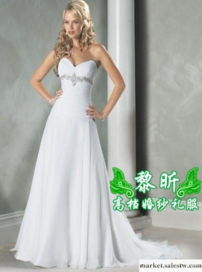 供應黎昕婚紗禮服，HS0066婚紗、禮服,抹胸拖尾婚紗禮服，最新款工廠,批發,進口,代購