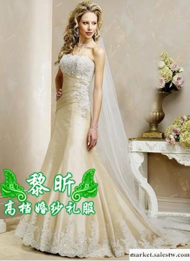 供應黎昕高檔婚紗禮服,HS0091婚紗，新款拖尾婚紗工廠,批發,進口,代購