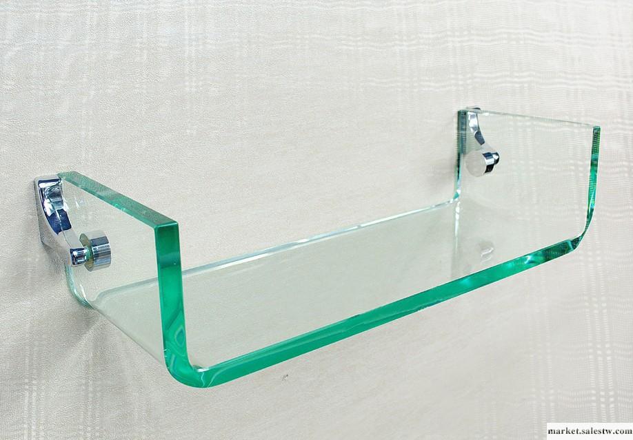 【廠家直銷】翡翠 玻璃置物架 衛生間浴室五金 淋浴掛件批發・進口・工廠・代買・代購