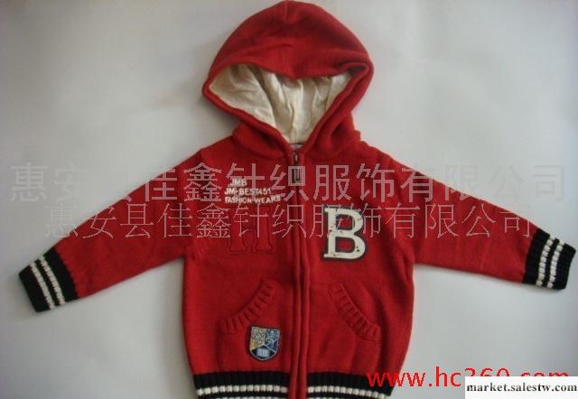 庫存毛衣7G童裝帽子開胸長袖，有繡，印花超時尚毛衣工廠,批發,進口,代購