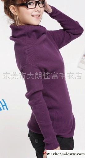供應女式修身韓版高領長款女式毛衣，時尚瑞麗熱銷工廠,批發,進口,代購