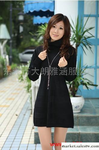供應2011新款女裝韓版  絲光棉高領加厚打底衫毛衣工廠,批發,進口,代購