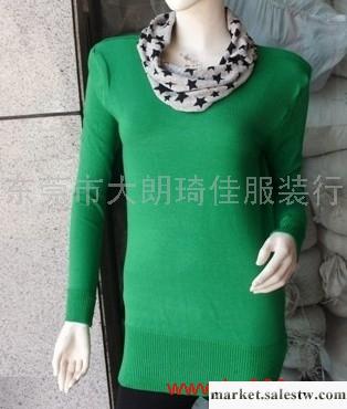 供應秋冬女式圓領修身韓版毛衣 韓版中長款毛衣打底羊毛衫特價工廠,批發,進口,代購