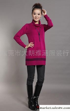 供應正品 女士 時尚 高領 韓版長款女式毛衣工廠,批發,進口,代購