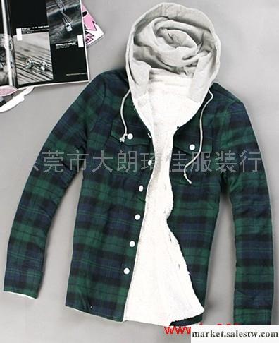 供應廠家直銷格子衫仿兩件男裝毛衣工廠,批發,進口,代購
