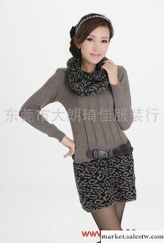 供應日韓卡其色長款女式毛衣，時尚瑞麗熱銷款工廠,批發,進口,代購